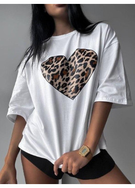 Футболка жіноча з принтом 42 Біла 2664081863