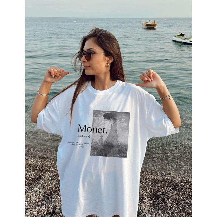 Футболка жіноча з принтом 48 Біла 2664085698