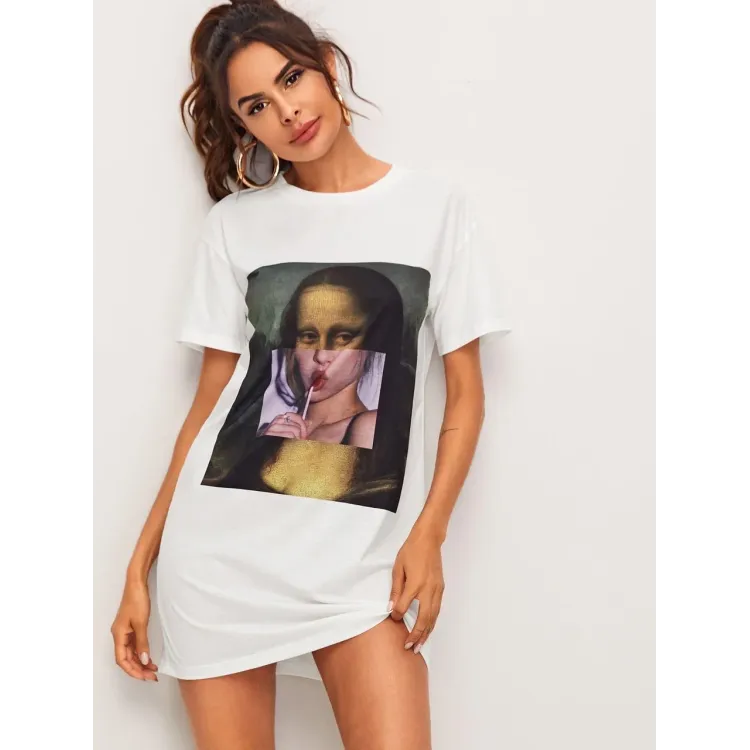 Футболка жіноча з принтом 48 Біла 2664085707