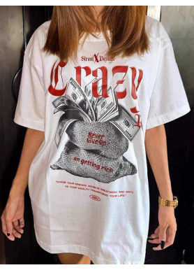 Футболка жіноча з принтом 48 Біла 2664085713