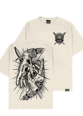 Футболка чоловіча с принтом 46 Бежева 2664090372