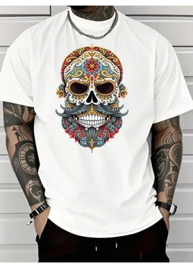 Футболка чоловіча с принтом 46 Біла 2664090990