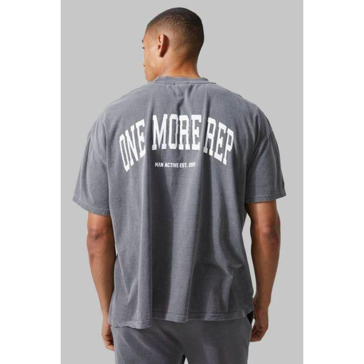 Футболка чоловіча с принтом 46 Сіра 2664091129