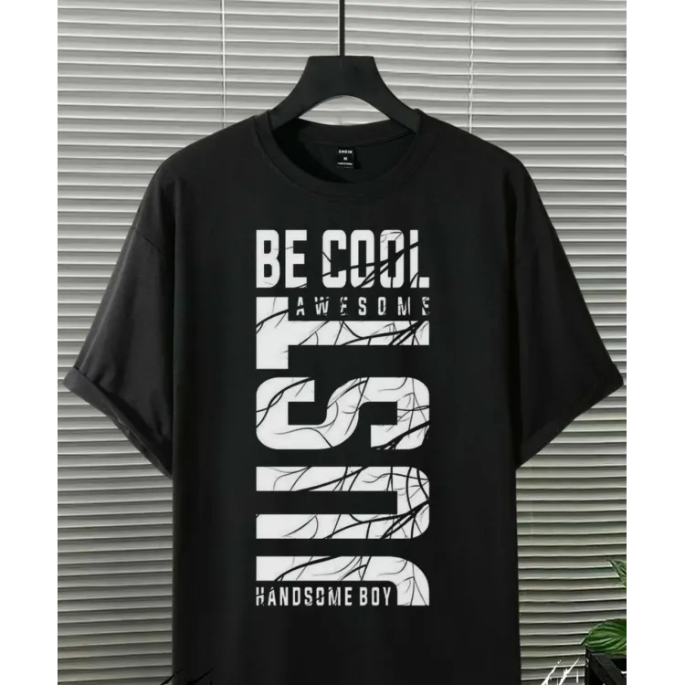 Футболка чоловіча с принтом 46 Чорний 2664091132