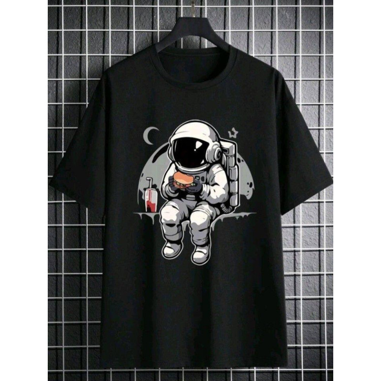 Футболка чоловіча с принтом 46 Чорний 2664091144