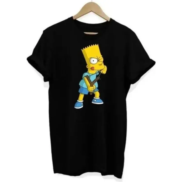 Футболка чоловіча с принтом 46 Чорний 2664091136