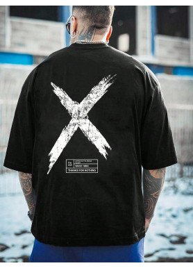 Футболка чоловіча с принтом 46 Чорний 2664091140