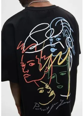 Футболка чоловіча с принтом 46 Чорний 2664091160