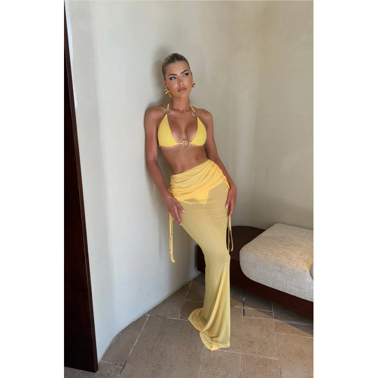 Купальник пропускає сонячне світло +SPF 50 Жовтий М 2649984994