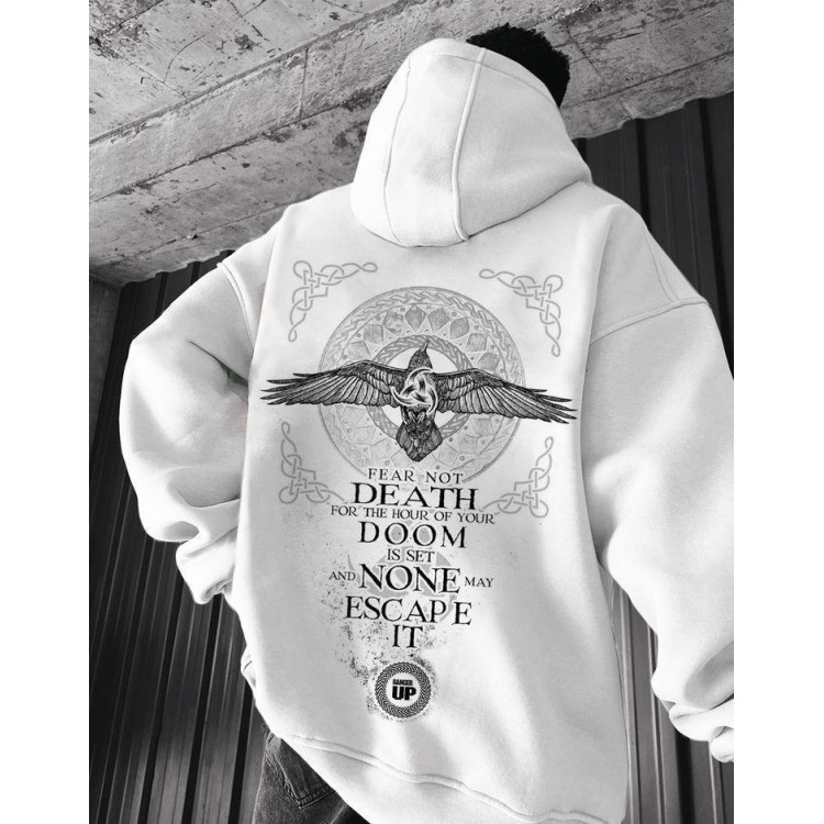 Худі, біла толстовка чоловіча, світшот 2711253631 розмір 42