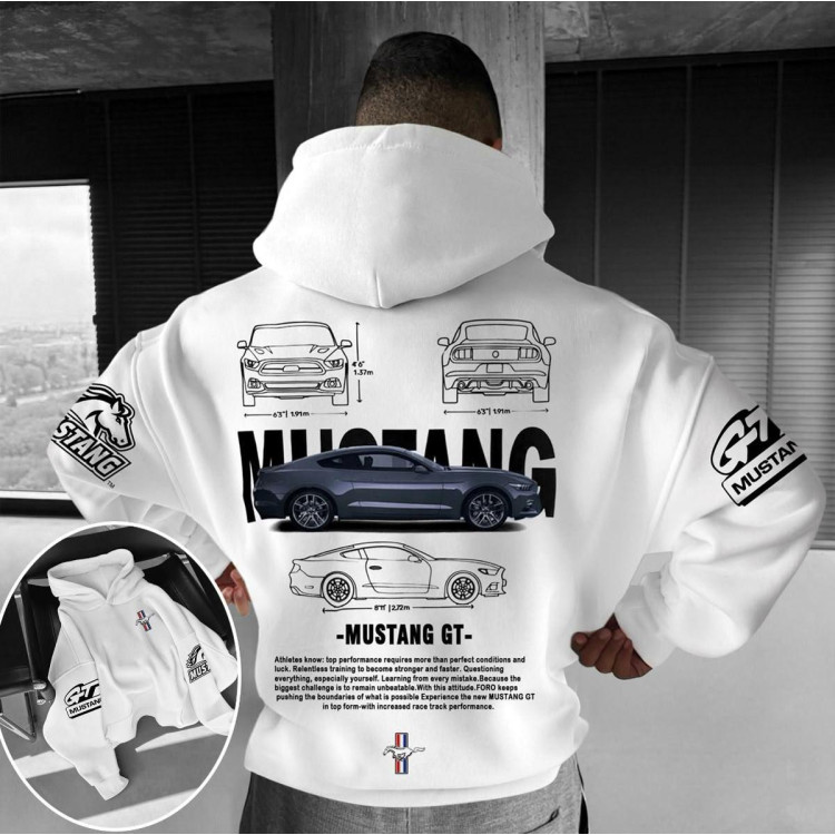 Худі, біла толстовка чоловіча, світшот 2711253624 розмір 42