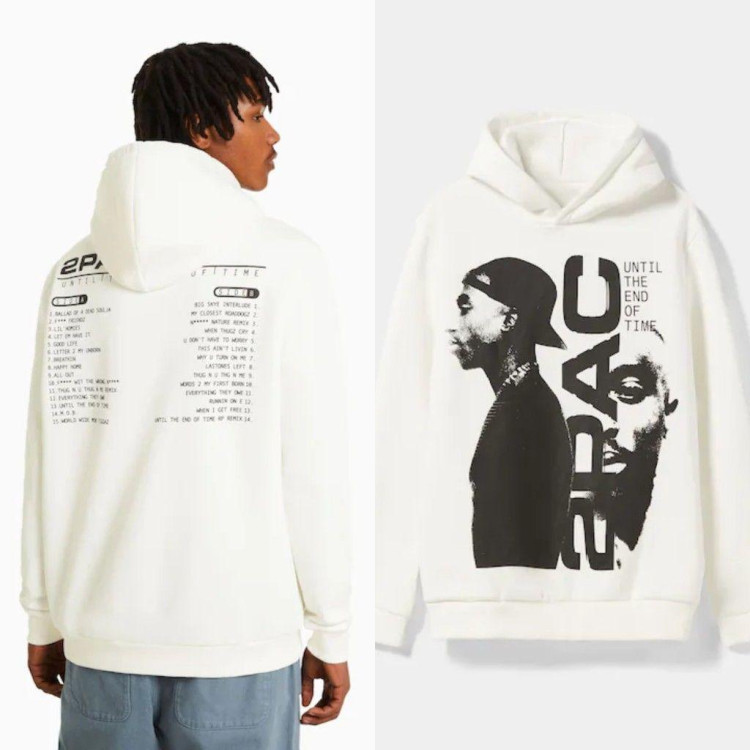 Худі, біла толстовка чоловіча, світшот 2711253628 розмір 42