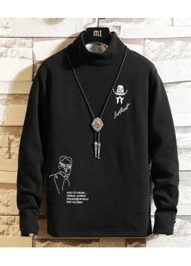 Світшот чорний жіночий з принтом 2711524594 розмір 42