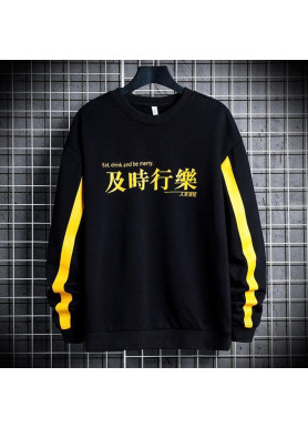 Світшот чорний жіночий з принтом 2711524596 розмір 42