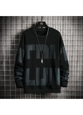 Світшот чорний жіночий з принтом 2711524601 розмір 42