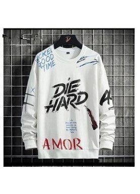 Світшот білий жіночий з принтом 2711524605 розмір 42