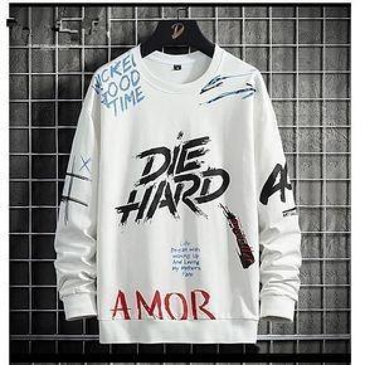 Світшот білий жіночий з принтом 2711524605 розмір 42