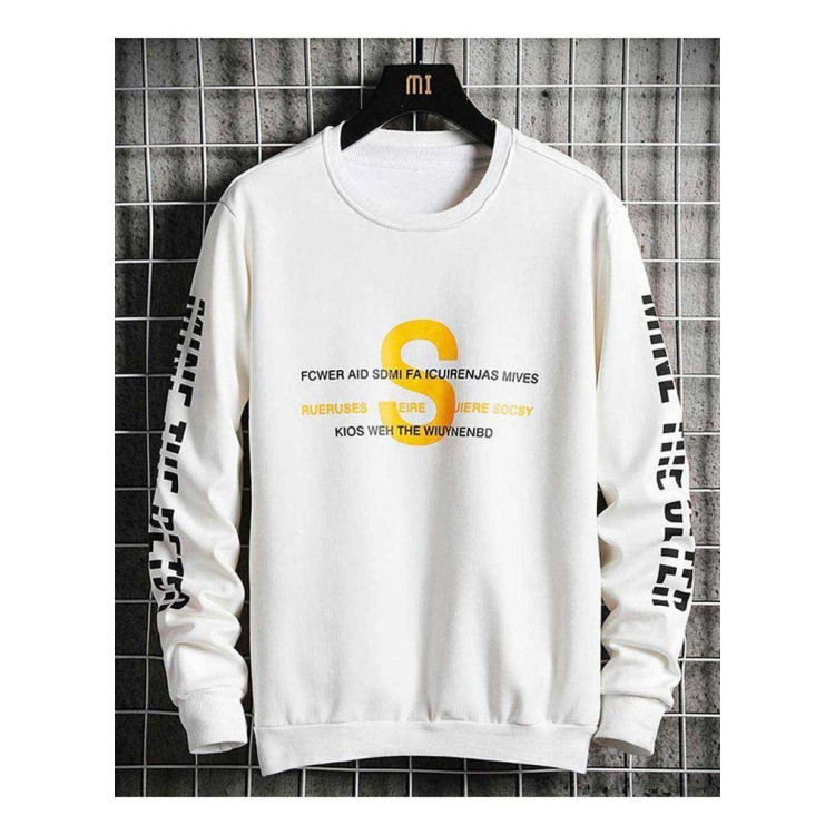 Світшот білий жіночий з принтом 2711524609 розмір 42