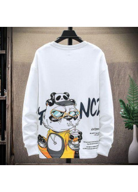 Світшот білий жіночий з принтом 2711524610 розмір 42