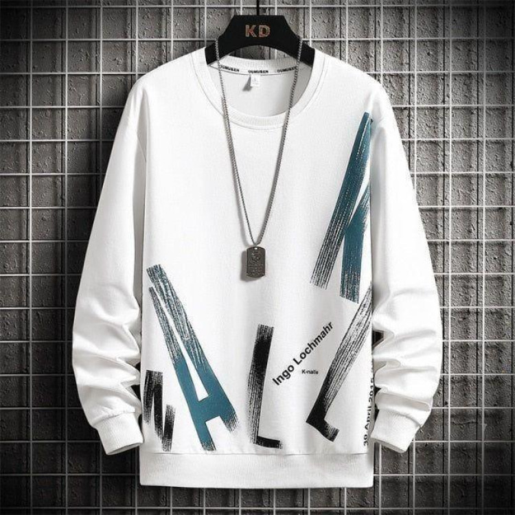 Світшот білий жіночий з принтом 2711524612 розмір 42