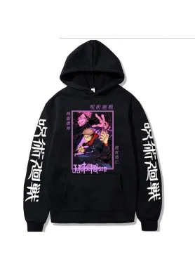 Худі, чорна аніме для підлітка дівчинки 2789015905 розмір 130 см