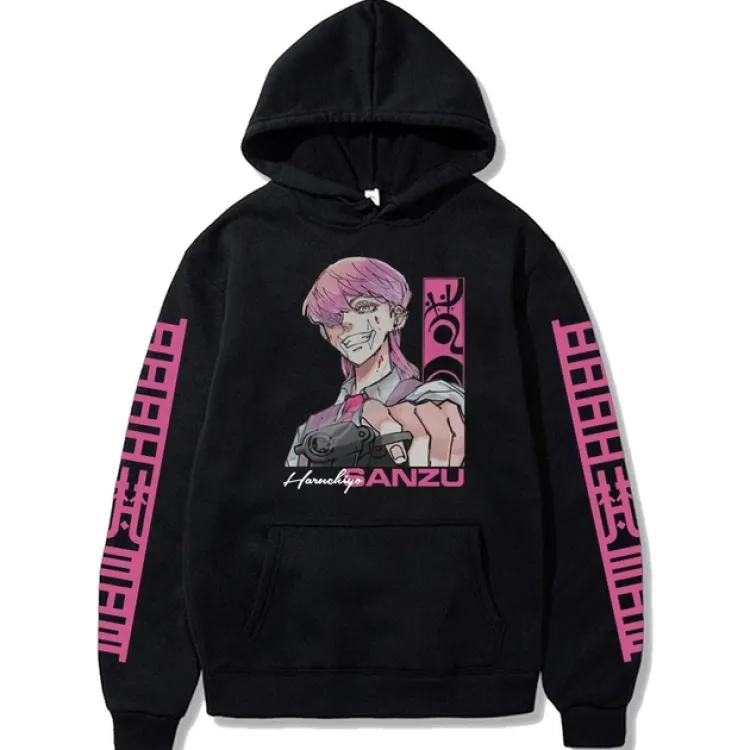 Худі, чорна аніме для підлітка хлопчика 2765865221 розмір 130 см
