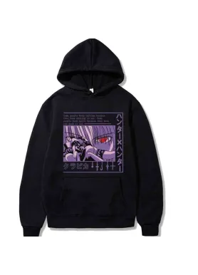 Худі, чорна аніме для підлітка дівчинки 2789015947 розмір 130 см