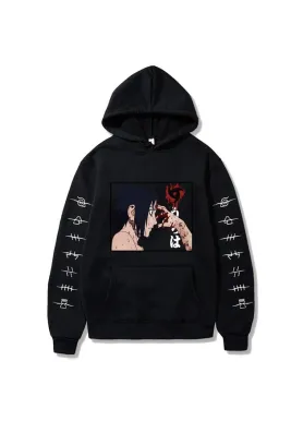 Худі, чорна аніме для підлітка дівчинки 2789015959 розмір 130 см