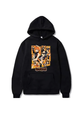 Худі, чорна аніме для підлітка хлопчика 2765865240 розмір 130 см