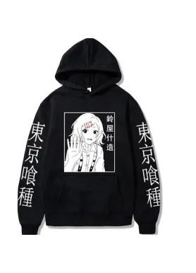 Худі, чорна аніме для підлітка хлопчика 2765865280 розмір 130 см