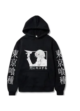 Худі, чорна аніме для підлітка хлопчика 2765865288 розмір 130 см