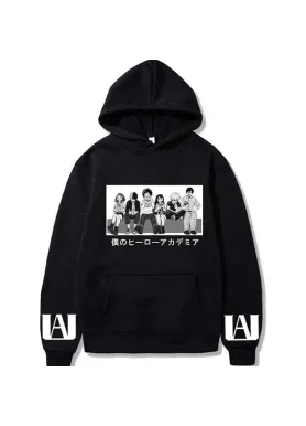 Худі, чорна аніме для підлітка хлопчика 2765865289 розмір 130 см