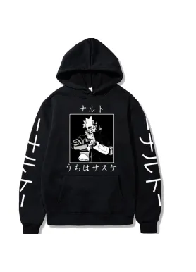 Худі, чорна аніме для підлітка хлопчика 2765865329 розмір 130 см