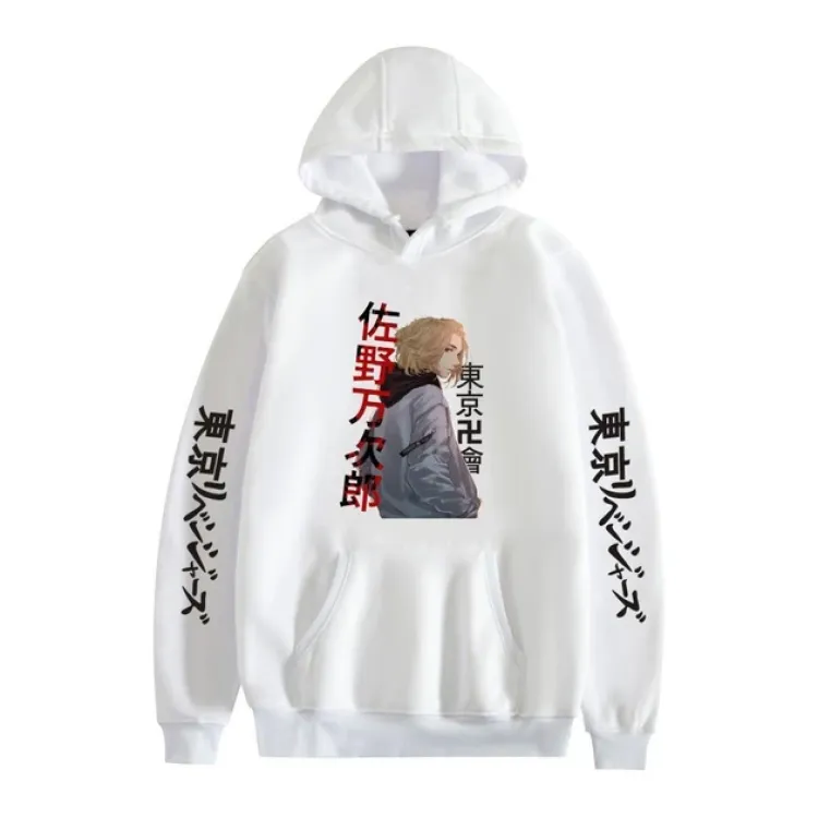 Худі, біла аніме для підлітка хлопчика 2765865336 розмір 130 см