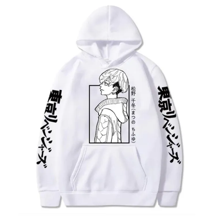 Худі, біла аніме для підлітка хлопчика 2765865422 розмір 130 см