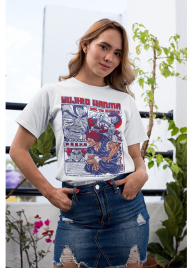 Футболка з аніме принтом Бакі Грапплер Гйм Воркоут оверсайз (S/M/L) Чорний AnimeJ0007