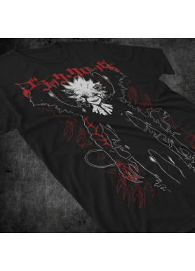 Футболка з аніме принтом Чорна конюшина оверсайз (S/M/L) Чорний AnimeJ1123