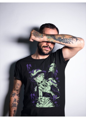 Футболка з аніме принтом Хунтер Ксхунтер Аніме Меруем оверсайз (S/M/L) Чорний AnimeJ0127