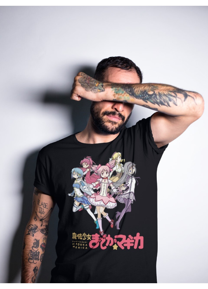 Футболка з аніме принтом Мадока Магіка Гріеф Сеед оверсайз (S/M/L) Чорний AnimeJ0290