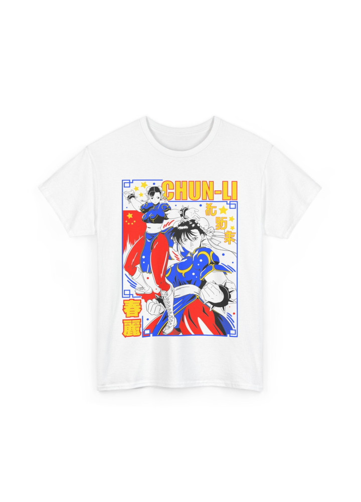 Футболка з аніме принтом Кхун Лі Аніме Гіфт оверсайз (S/M/L) Чорний AnimeJ0313