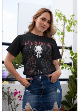 Футболка з аніме принтом Чорна конюшина оверсайз (S/M/L) Чорний AnimeJ0326