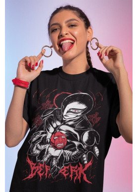 Футболка з аніме принтом Берсерк Гутс Гріффітх Сакріфіке оверсайз (S/M/L) Чорний AnimeJ0335