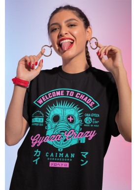 Футболка з аніме принтом Аніме Хоррор Дорохедоро Велкоме оверсайз (S/M/L) Чорний AnimeJ0445