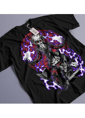 Футболка з аніме принтом Чорна конюшина оверсайз (S/M/L) Чорний AnimeJ0872