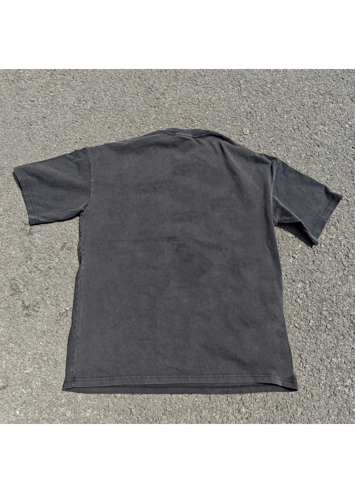 Футболка з принтом аніме Аніме Джін Рох Аніме оверсайз (S/M/L) Черний