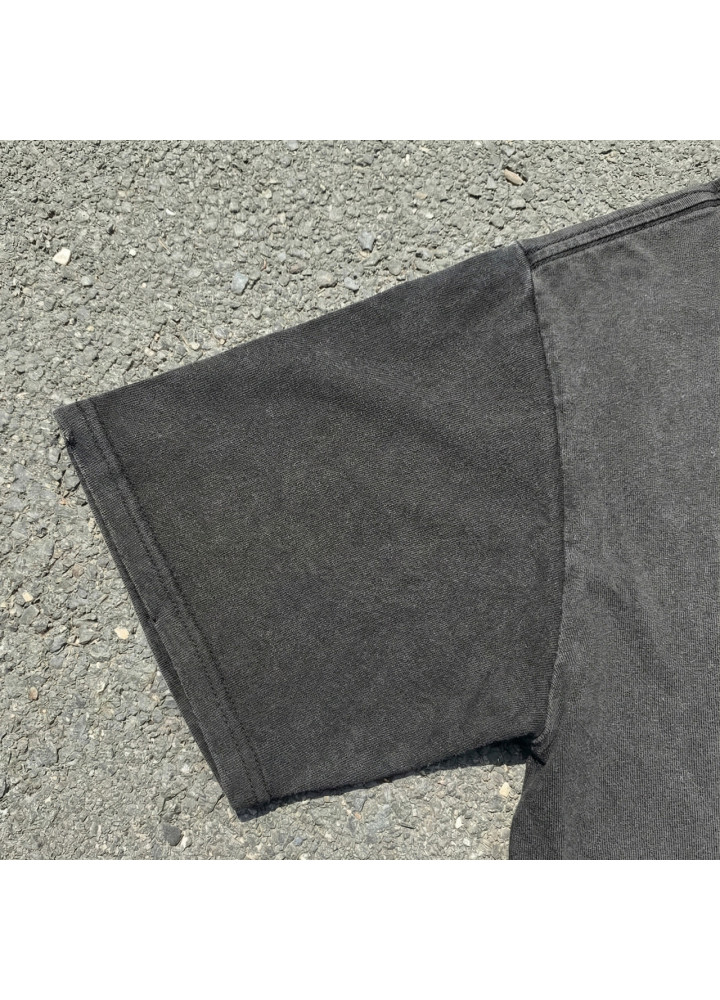 Футболка з принтом аніме Аніме Джін Рох Аніме оверсайз (S/M/L) Черний