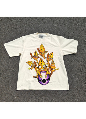 Футболка з принтом аніме Аніме Джоджоголден Вінд Секс оверсайз (S/M/L) Черний