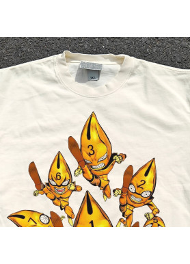 Футболка з принтом аніме Аніме Джоджоголден Вінд Секс оверсайз (S/M/L) Черний