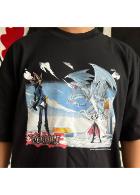 Футболка з принтом аніме Аніме Йу Гі Ох оверсайз (S/M/L) Черний