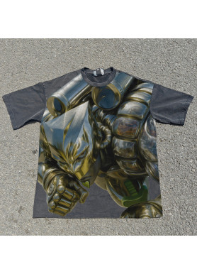 Футболка з принтом аніме Аніме Джоджо Пригоди Тхе оверсайз (S/M/L) Черний